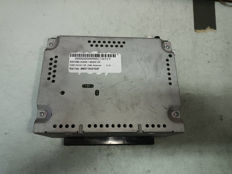 Recambio de sistema audio / radio cd para ford focus lim. (cb8) ambiente referencia OEM IAM BM5T18C815GF RADIO AHU 
