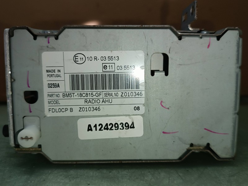 Recambio de sistema audio / radio cd para ford focus lim. (cb8) ambiente referencia OEM IAM BM5T18C815GF RADIO AHU 