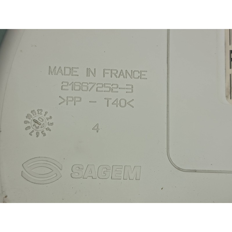 Recambio de cuadro instrumentos para citroen c3 1.4 hdi sx plus referencia OEM IAM 9645994280B 216672523 SAGEM