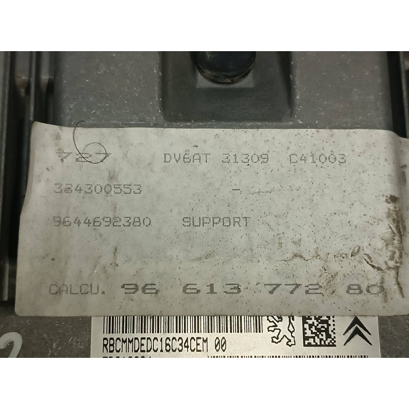 Recambio de centralita motor uce para peugeot 307 berlina (s2) xs referencia OEM IAM 9661377280 9660105980 KIT - BOSCH