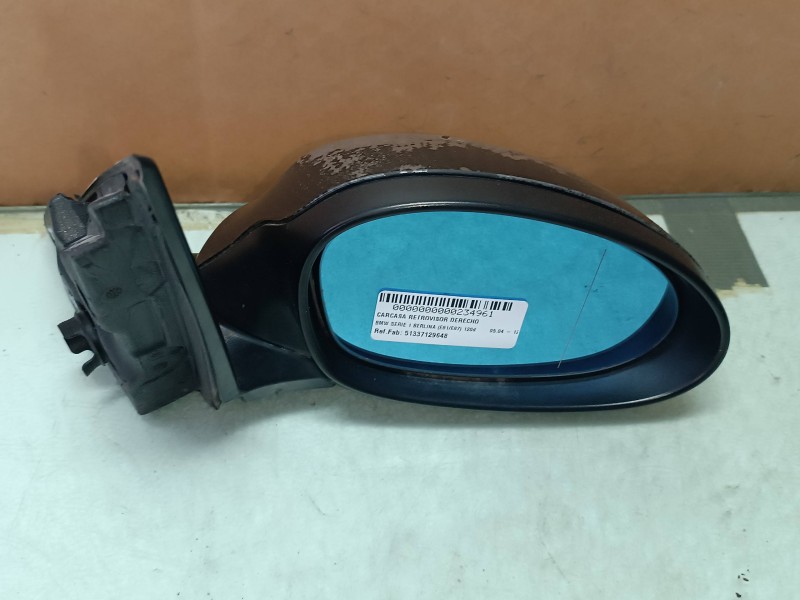 Recambio de retrovisor derecho para bmw serie 1 berlina (e81/e87) 120d referencia OEM IAM 51337129648  ELECTRICO
