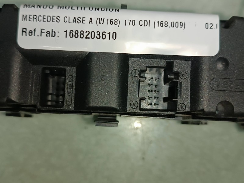 Recambio de mando multifuncion para mercedes-benz clase a (w168) 170 cdi (168.009) referencia OEM IAM 1688203610 33010901 