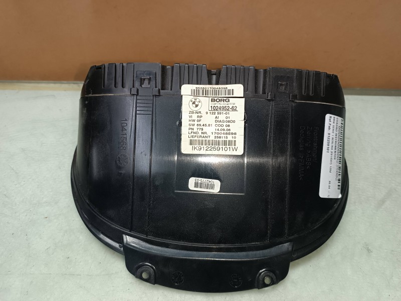 Recambio de cuadro instrumentos para bmw serie 1 berlina (e81/e87) 120d referencia OEM IAM 912259101 102495262 1041568