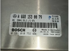 Recambio de centralita motor uce para mercedes-benz clase a (w168) 170 cdi (168.009) referencia OEM IAM A6681530079 0281010752 B 2