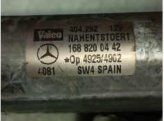 Recambio de motor limpia trasero para mercedes-benz clase a (w168) 170 cdi (168.009) referencia OEM IAM 1688200442 404292 VALEO 2