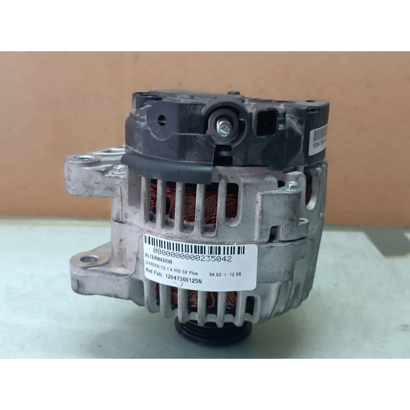 Recambio de alternador para citroen c3 1.4 hdi sx plus referencia OEM IAM 12047360125N  