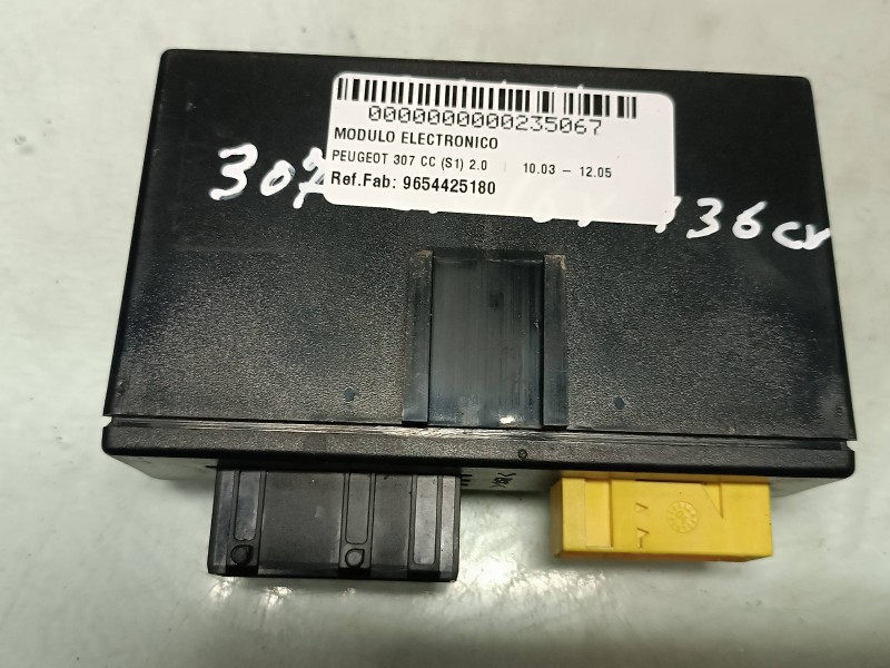 Recambio de modulo electronico para peugeot 307 cc (s1) 2.0 referencia OEM IAM 9654425180 44743939 