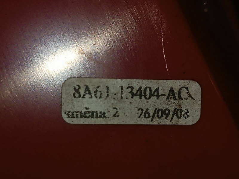 Recambio de piloto trasero derecho para ford fiesta (cb1) econetic referencia OEM IAM 8A6113404AC  