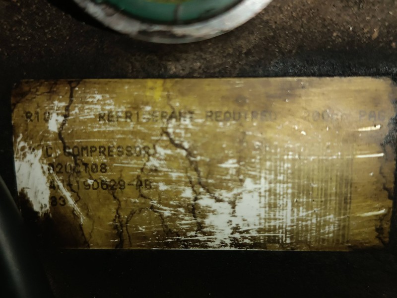 Recambio de compresor aire acondicionado para ford focus berlina (cak) ambiente referencia OEM IAM 19D629AB 19D629AB FOMOCO