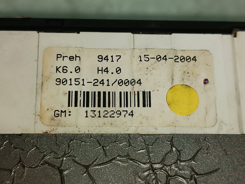 Recambio de mando calefaccion / aire acondicionado para opel astra h berlina elegance referencia OEM IAM 13122974 90151241 