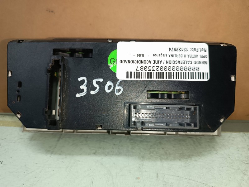 Recambio de mando calefaccion / aire acondicionado para opel astra h berlina elegance referencia OEM IAM 13122974 90151241 