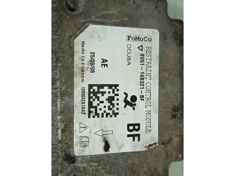 Recambio de centralita airbag para ford fiesta (cb1) econetic referencia OEM IAM 8V5114B321BF  FOMOCO
