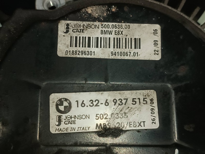 Recambio de electroventilador para bmw serie 1 berlina (e81/e87) 120d referencia OEM IAM 16326937515 5020335 GATE