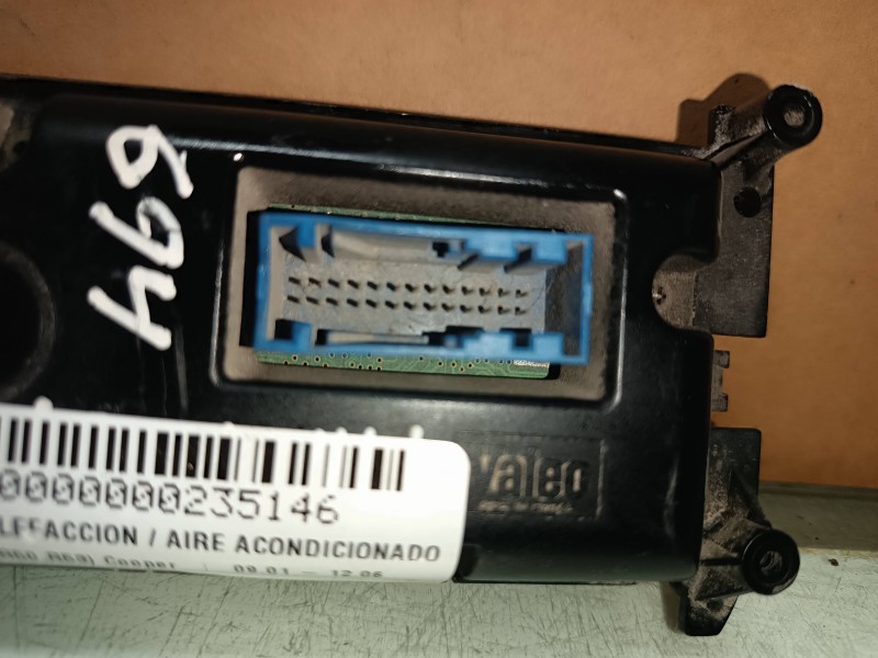 Recambio de mando calefaccion / aire acondicionado para bmw mini (r50,r53) cooper referencia OEM IAM 64111502216 1502216 VALEO