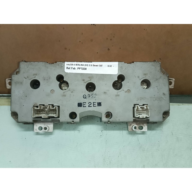Recambio de mando climatizador para mazda 6 berlina (gg) 2.0 diesel cat referencia OEM IAM PPTD30 QP22 