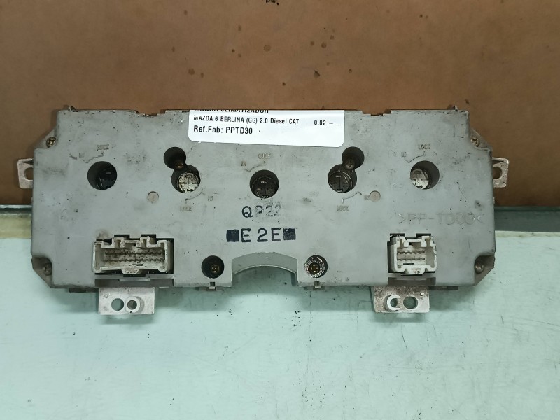 Recambio de mando climatizador para mazda 6 berlina (gg) 2.0 diesel cat referencia OEM IAM PPTD30 QP22 