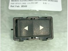 Recambio de mando elevalunas delantero derecho para fiat stilo (192) 1.9 jtd cat referencia OEM IAM B569  CONECTOR 4 PINES