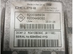 Recambio de centralita motor uce para renault modus confort dynamique referencia OEM IAM 8200398934 8200449080 DELPHI 2