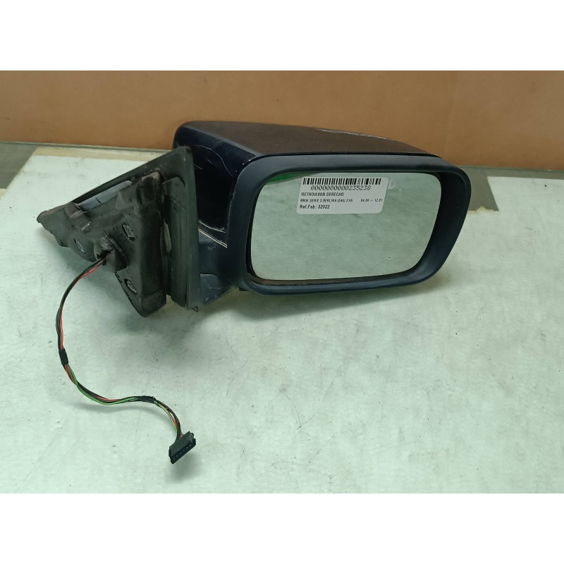 Recambio de retrovisor derecho para bmw serie 3 berlina (e46) 318i referencia OEM IAM 32022  ELECTRICO