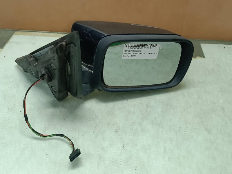 Recambio de retrovisor derecho para bmw serie 3 berlina (e46) 318i referencia OEM IAM 32022  ELECTRICO