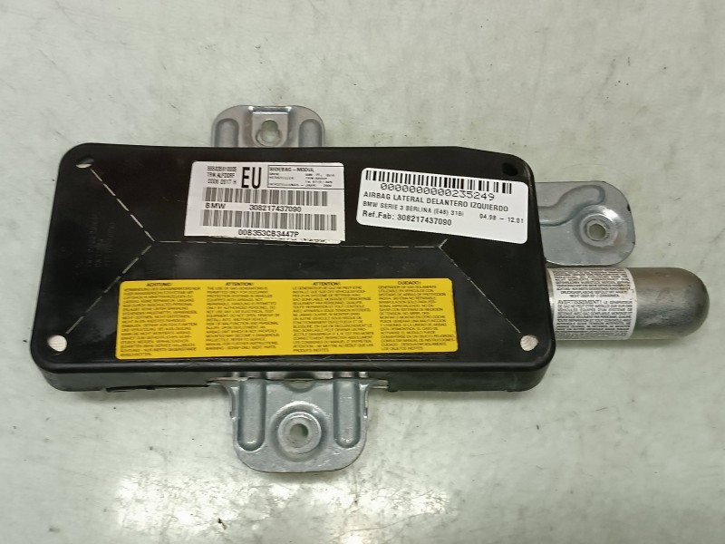 Recambio de airbag lateral delantero izquierdo para bmw serie 3 berlina (e46) 318i referencia OEM IAM 308217437090 00062617H TRW
