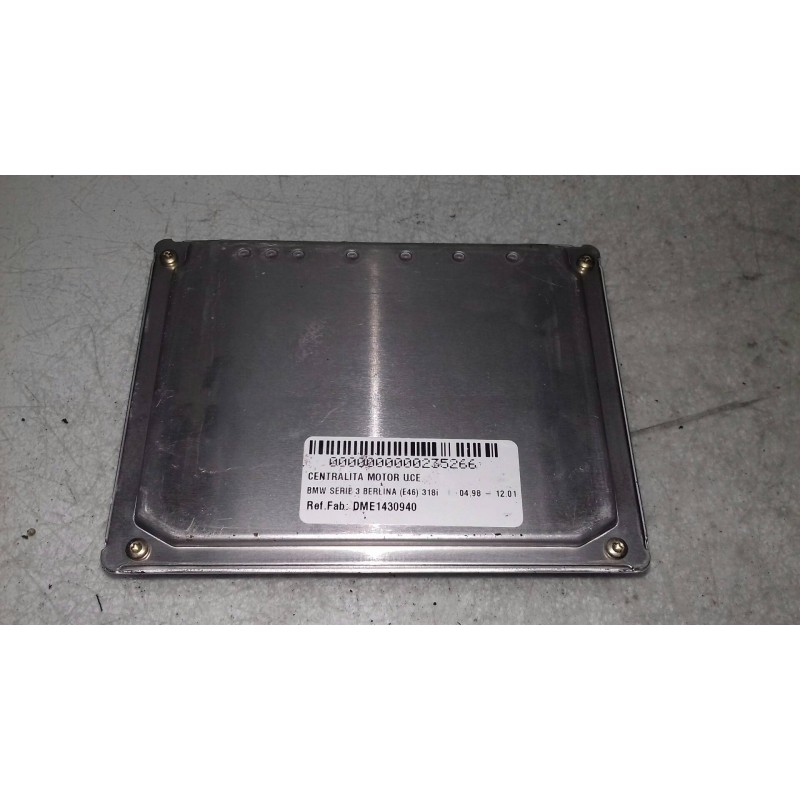 Recambio de centralita motor uce para bmw serie 3 berlina (e46) 318i referencia OEM IAM DME1430940 0261204420 BOSCH