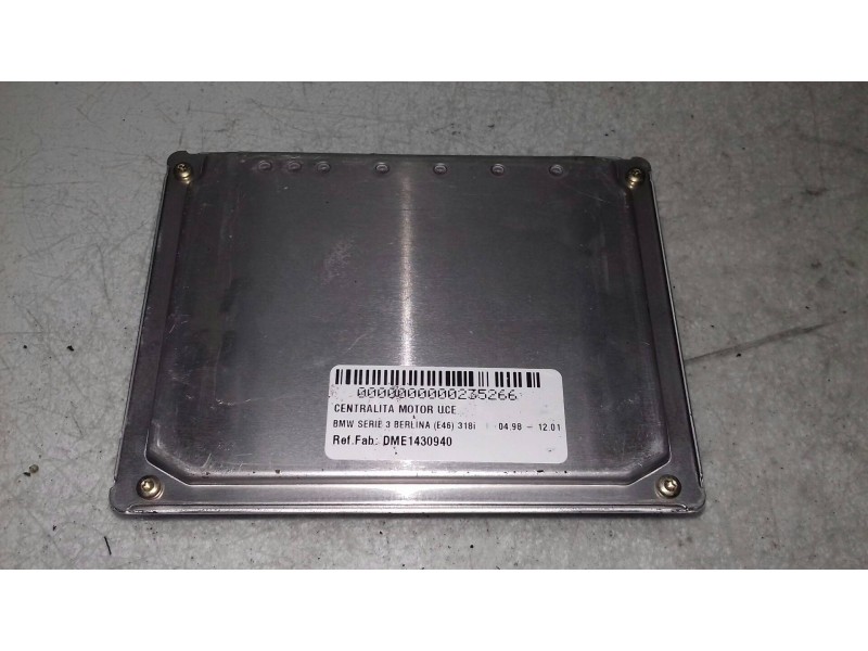 Recambio de centralita motor uce para bmw serie 3 berlina (e46) 318i referencia OEM IAM DME1430940 0261204420 BOSCH