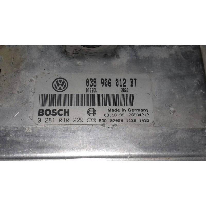 Recambio de centralita motor uce para volkswagen golf iv berlina (1j1) highline referencia OEM IAM 038906012BT 0281010229 BOSCH