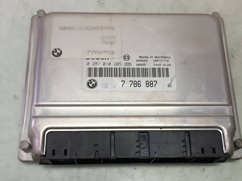Recambio de centralita motor uce para bmw serie 3 berlina (e46) 320d referencia OEM IAM 7786887 0281010205 7786926