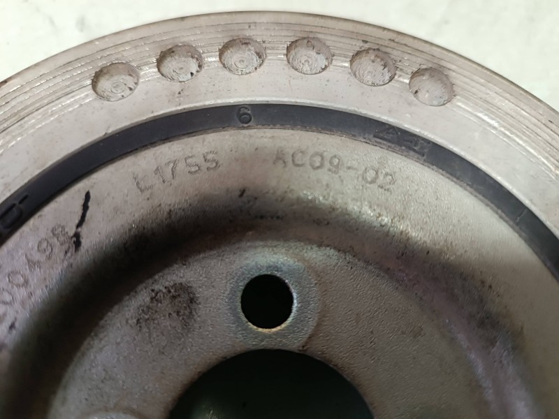 Recambio de polea cigueñal para opel corsa d cmon referencia OEM IAM 55200498  