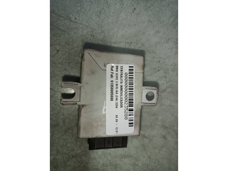 Recambio de centralita inmovilizador para bmw serie 3 berlina (e46) 320d referencia OEM IAM 61356905668 05393244 