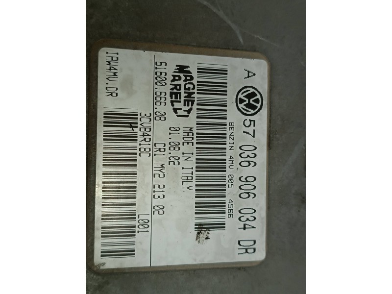 Recambio de centralita motor uce para seat toledo (1m2) select referencia OEM IAM 57036906034DR 6160066608 036906034DR