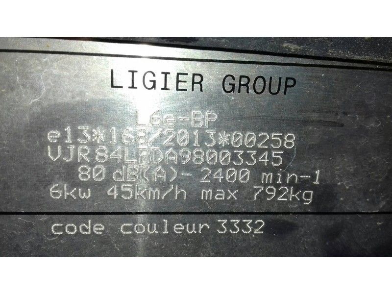 microcar mc2 del año 2018