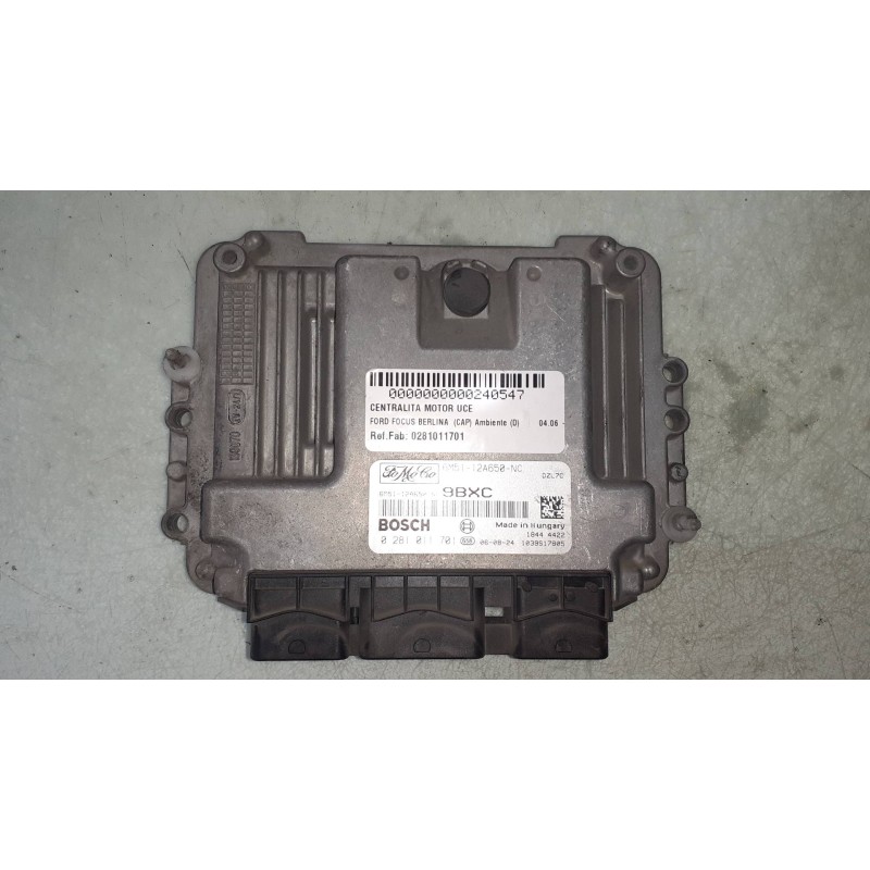 Recambio de centralita motor uce para ford focus berlina (cap) ambiente (d) referencia OEM IAM 0281011701 6M5112A650NC 