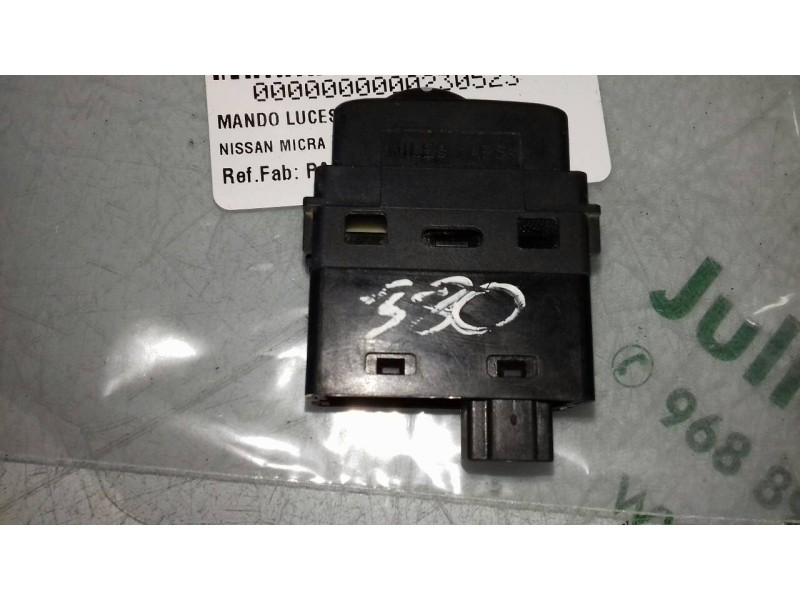 Recambio de mando luces para nissan micra (k12e) acenta referencia OEM IAM PA66GF30 4 PINES REGULADOR