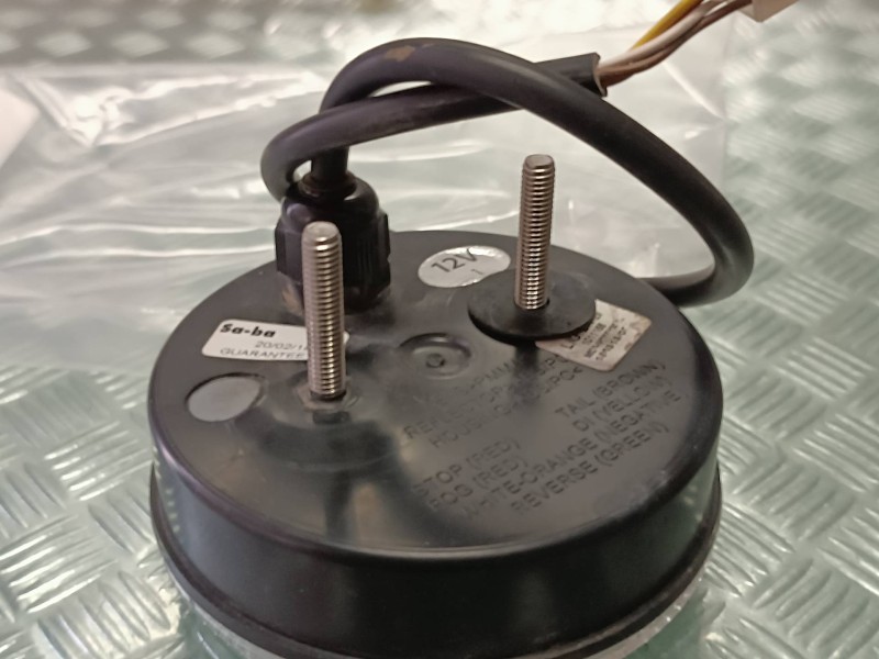 Recambio de piloto trasero derecho para microcar mc2 referencia OEM IAM 1011166  CONECTOR 4 PINES