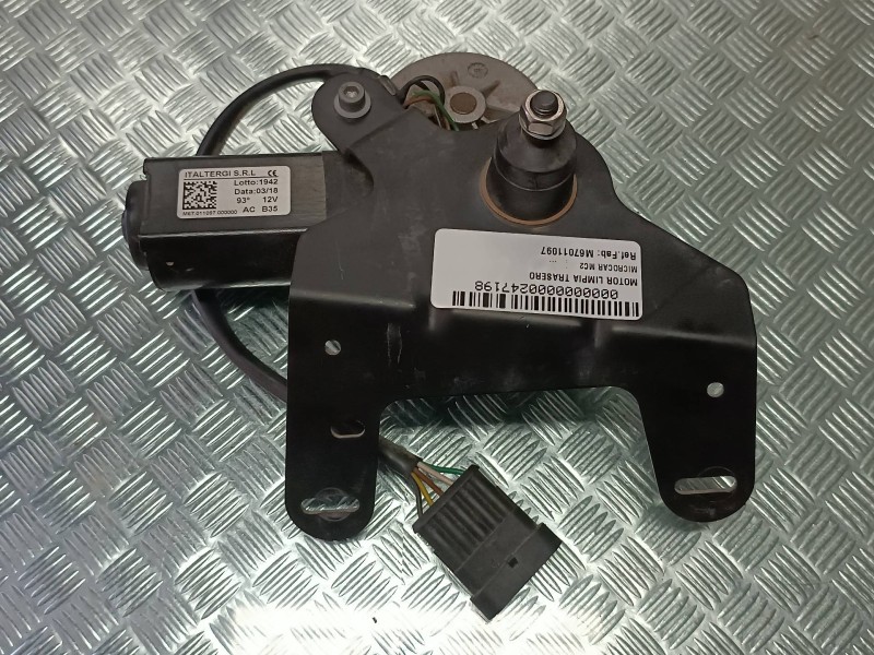 Recambio de motor limpia trasero para microcar mc2 referencia OEM IAM M67011097 CONECTOR 5 PINES MICROCAR
