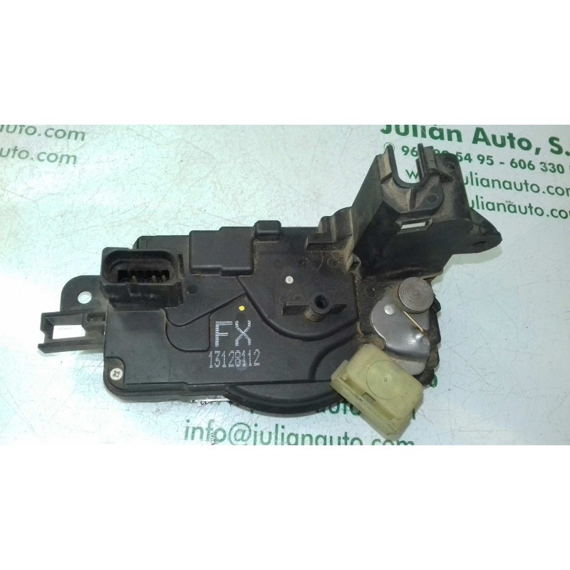 Recambio de cerradura puerta delantera derecha para opel astra h berlina enjoy referencia OEM IAM 13128112  3+2 PINES