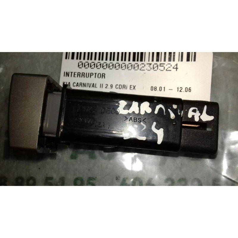 Recambio de interruptor para kia carnival ii 2.9 cdri ex referencia OEM IAM  4+2 PINES ANTINIEBLA