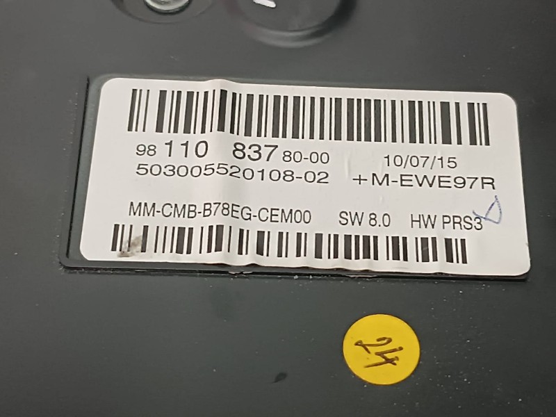 Recambio de cuadro instrumentos para citroen c4 picasso feel referencia OEM IAM 9811083780 981108378000 555005520501