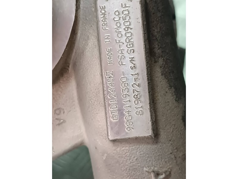 Recambio de turbocompresor para citroen c4 picasso feel referencia OEM IAM 9804119380 8198721 FOMOCO