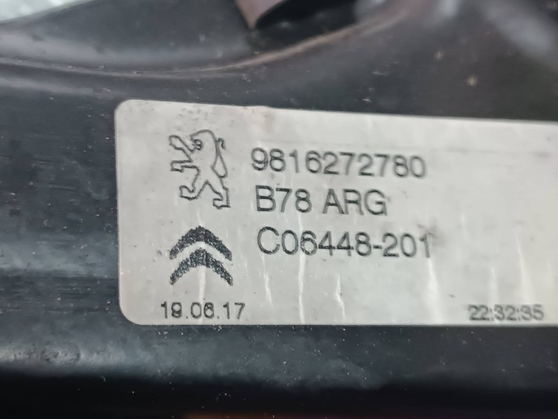 Recambio de elevalunas trasero izquierdo para citroen c4 picasso feel referencia OEM IAM 9616272780 9816271480 ELECTRICO