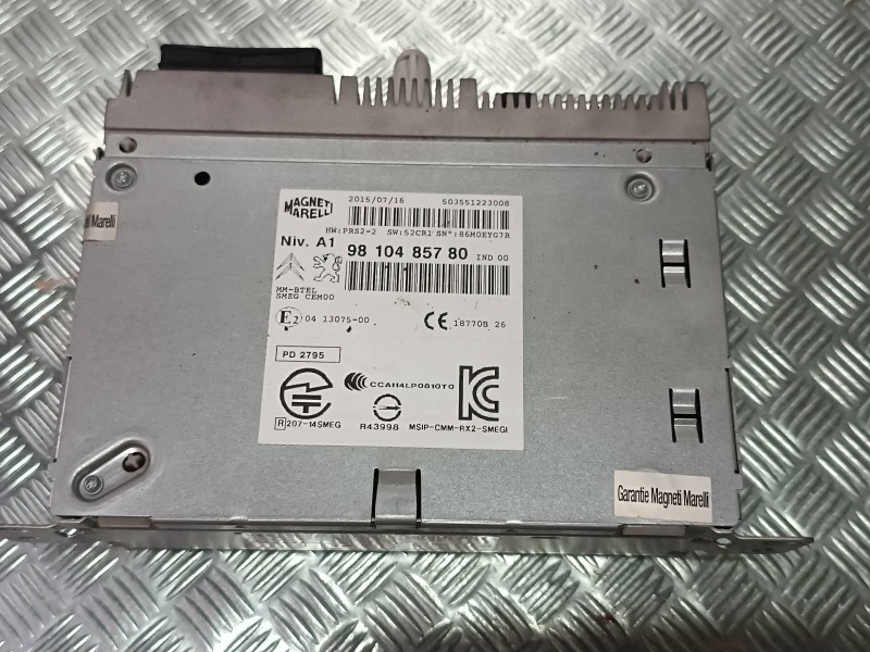 Recambio de sistema audio / radio cd para citroen c4 picasso feel referencia OEM IAM 9810485780  MAGNETI MARELLI
