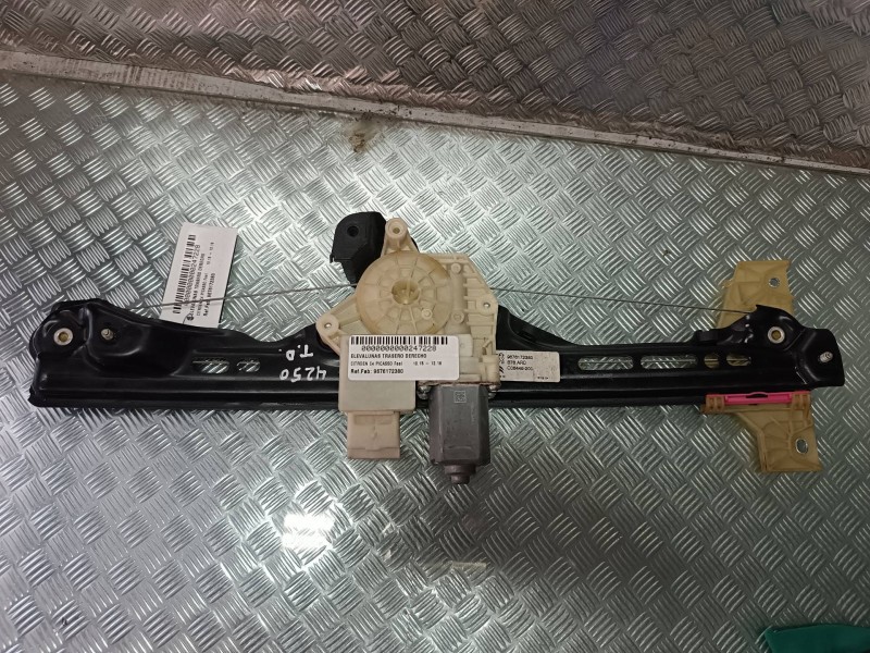 Recambio de elevalunas trasero derecho para citroen c4 picasso feel referencia OEM IAM 9676172380 9675288180 ELECTRICO