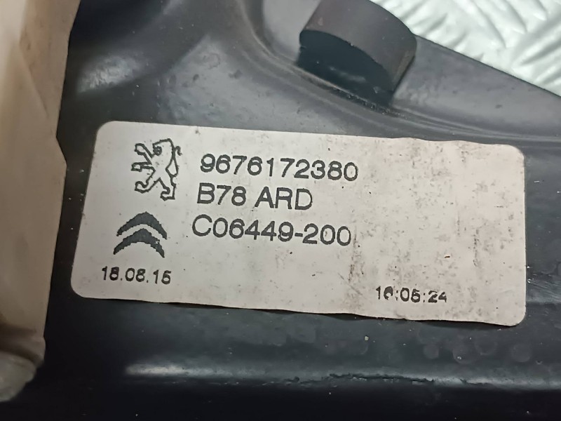 Recambio de elevalunas trasero derecho para citroen c4 picasso feel referencia OEM IAM 9676172380 9675288180 ELECTRICO