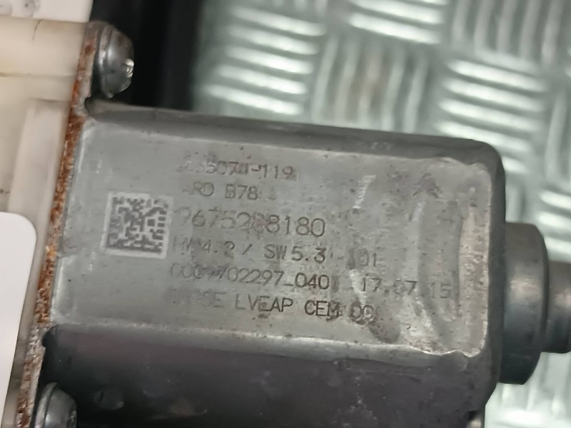 Recambio de elevalunas trasero derecho para citroen c4 picasso feel referencia OEM IAM 9676172380 9675288180 ELECTRICO