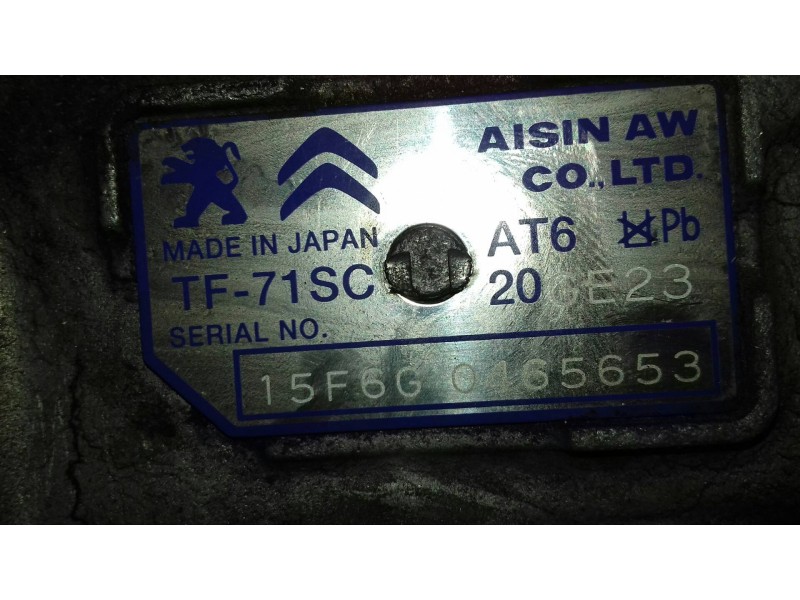 Recambio de caja cambios para citroen c4 picasso feel referencia OEM IAM 20GE23  