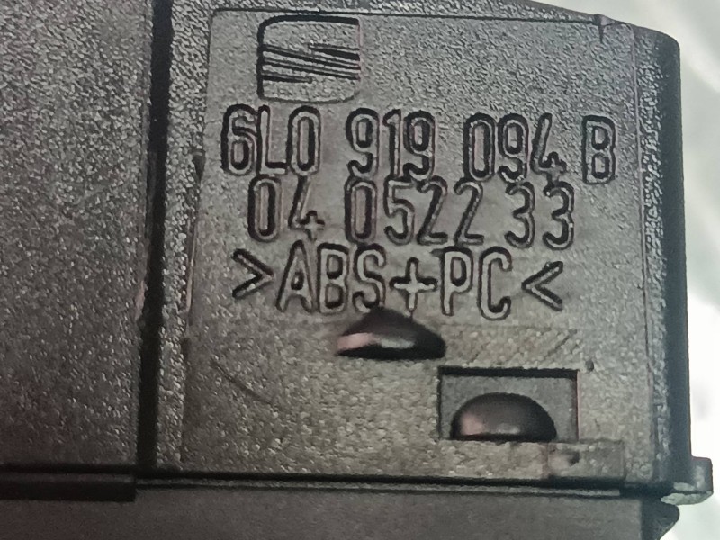 Recambio de interruptor para seat ibiza (6l1) cool referencia OEM IAM 6L0919094B  ALTURA FAROS