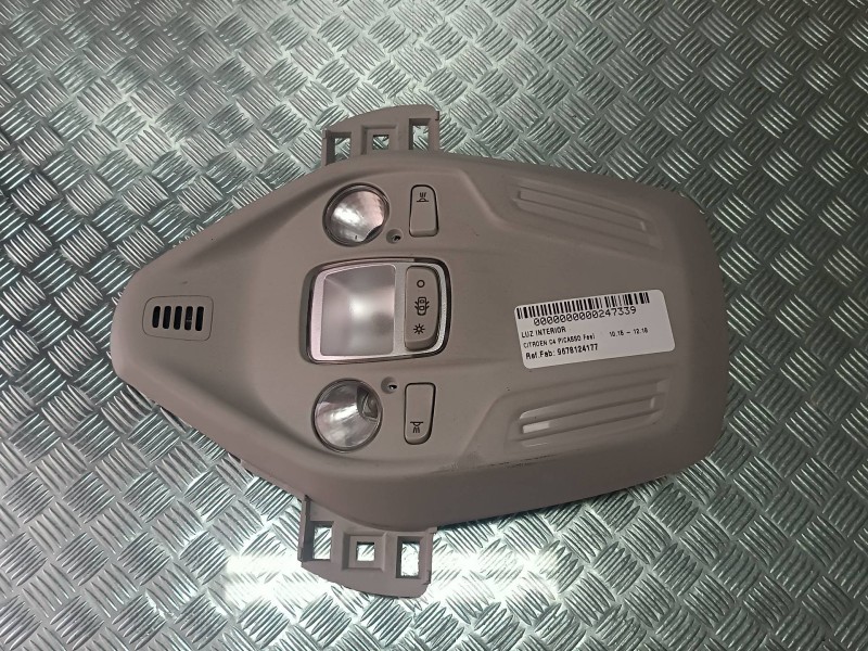 Recambio de luz interior para citroen c4 picasso feel referencia OEM IAM 9678124177 96781124077 9678124477