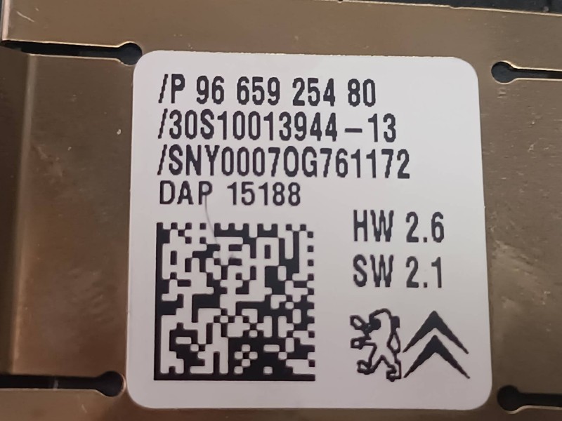 Recambio de sensor para citroen c4 picasso feel referencia OEM IAM 9665925480  CONECTOR 3 PINES